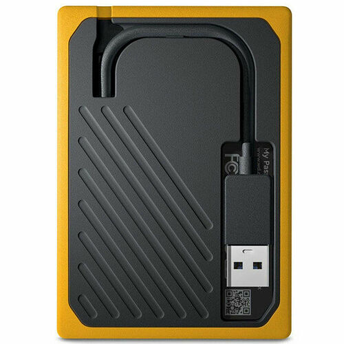 Western Digital WD My Passport Go 2 To - Noir/Jaune
