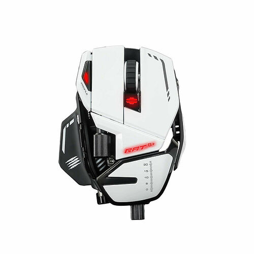 Mad Catz Rat 8+, Blanc