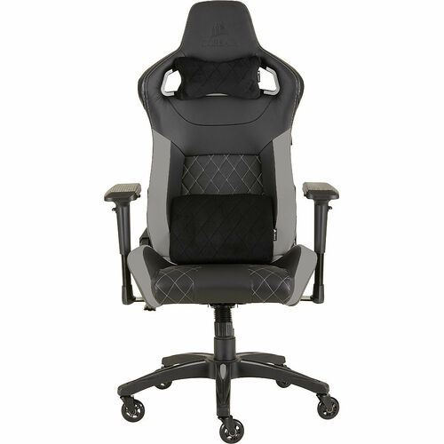 Corsair T1 Race V2 - Edition Limitée - Gris + Pack K55 RGB AZERTY + Harpoon RGB