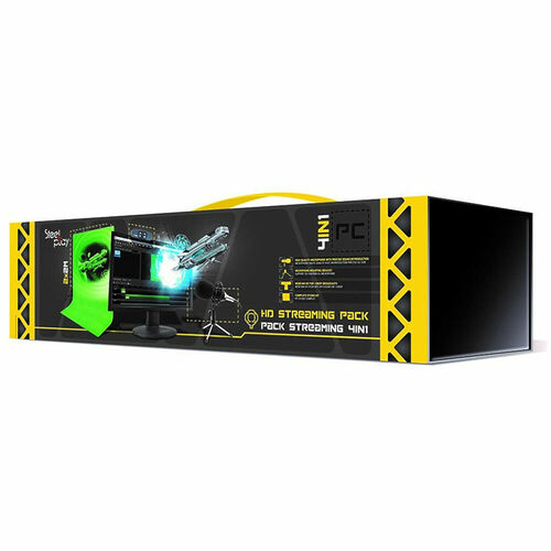 SteelPlay Pack Streaming Fond Vert + Micro + Webcam