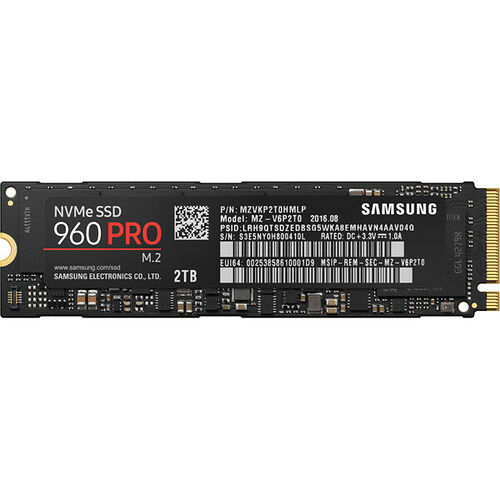Samsung Série 960 Pro, 2 To, M.2 (Type 2280)