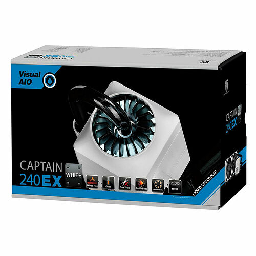 Deepcool Gamer Storm Captain 240 EX, Blanc