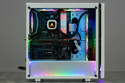 Corsair Carbide SPEC-06 RGB Tempered Glass - Blanc