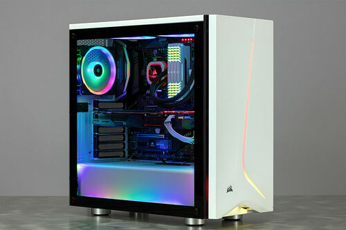 Corsair Carbide SPEC-06 RGB Tempered Glass - Blanc