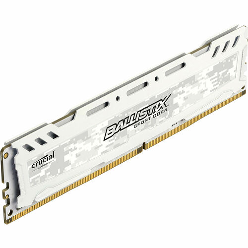 DDR4 Ballistix Sport LT, Blanc, 8 Go (2 x 4 Go), 2400 MHz, CAS 16