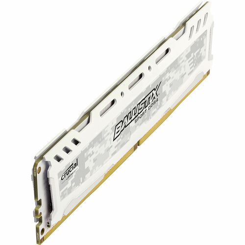 DDR4 Ballistix Sport LT, Blanc, 8 Go (2 x 4 Go), 2400 MHz, CAS 16