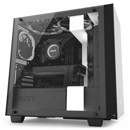 NZXT H400i, Blanc mat/Noir