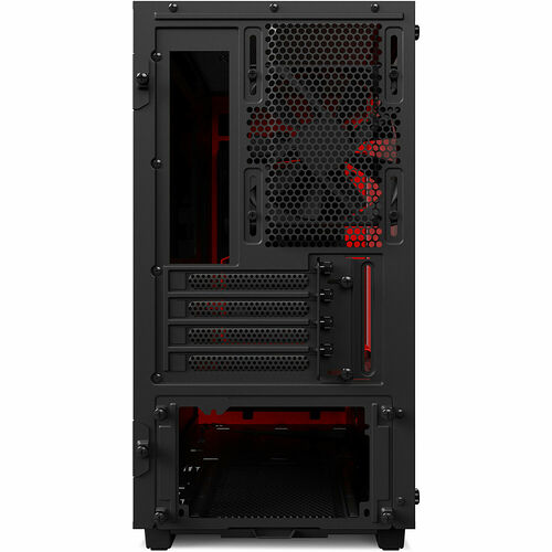 NZXT H400, Noir mat/Rouge