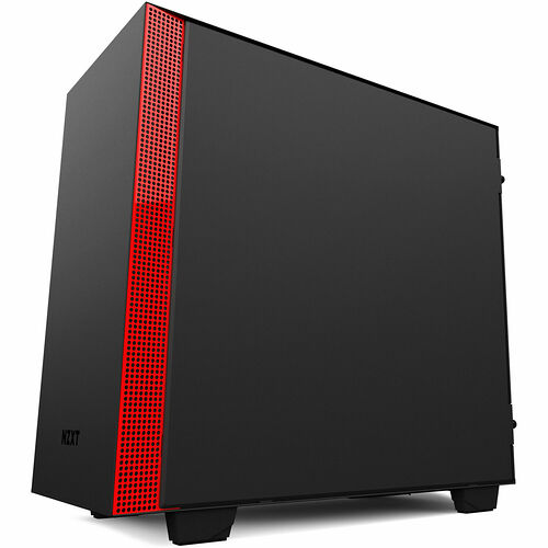 NZXT H400, Noir mat/Rouge
