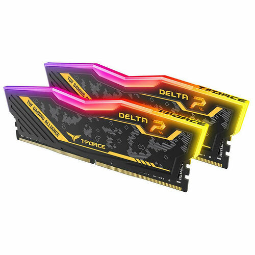 DDR4 T-FORCE Delta TUF Alliance RGB - 32 Go (2 x 16 Go) 3200 MHz - CAS 16