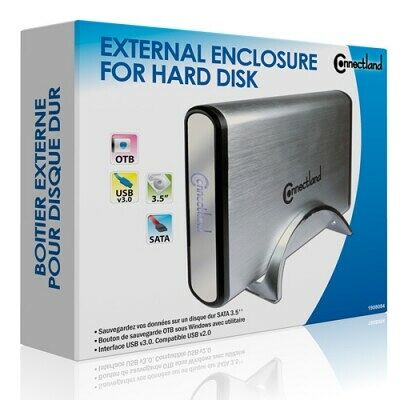 Boitier externe pour disque dur 3.5" SATA - Aluminium - Connectland