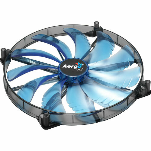 Aerocool Silent Master, 200 mm (LED Bleues)