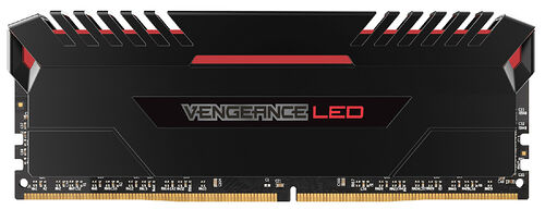 DDR4 Corsair Vengeance LED, Noir, 16 Go (2 x 8 Go), 2666 MHz, CAS 16