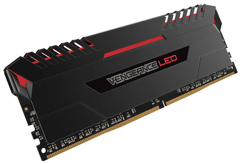 DDR4 Corsair Vengeance LED, Noir, 16 Go (2 x 8 Go), 2666 MHz, CAS 16