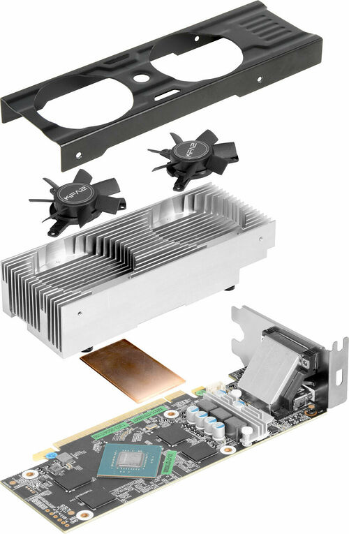 KFA2 GeForce GTX 1050 Ti OC LP, 4 Go