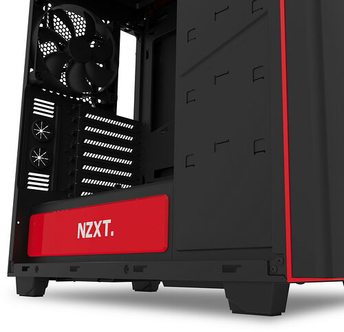 NZXT H440 New Edition, Noir/Rouge