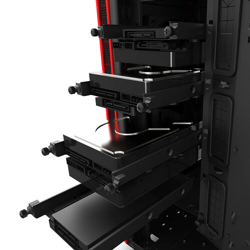 NZXT H440 New Edition, Noir/Rouge