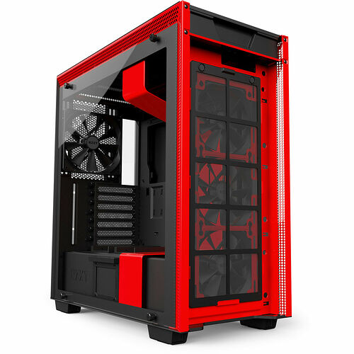 NZXT H700 - Noir mat/Rouge