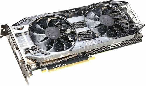 EVGA GeForce RTX 2070 BLACK EDITION, 8 Go