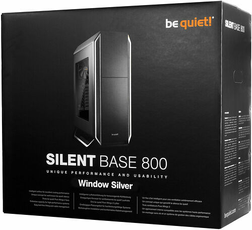 Be Quiet ! Silent Base 800, Noir/Argent - Version fenêtre