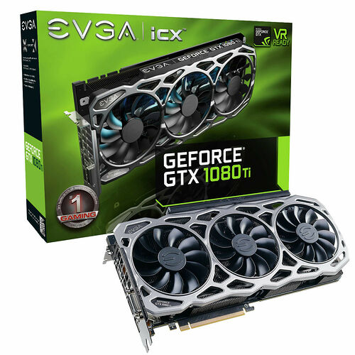 EVGA GeForce GTX 1080 Ti FTW3 GAMING iCX, 11 Go