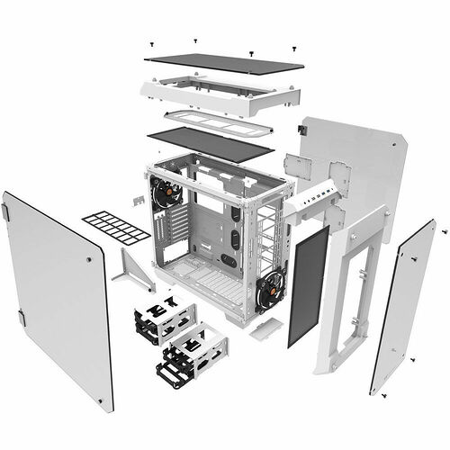 Thermaltake View 71 TG Snow Edition  - Blanc