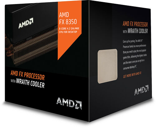 AMD FX-8350 Black Edition (4.0 GHz) Wraith Cooler