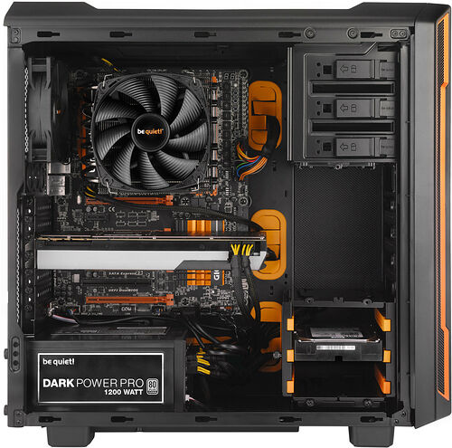 be quiet! Silent Base 600 - Noir/Orange