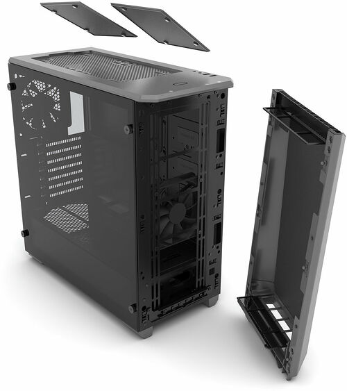 Phanteks Eclipse P400S (Silent Edition) Tempered Glass - Anthracite Grey