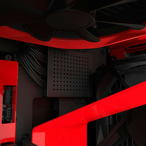 NZXT H700i - Noir mat/Rouge