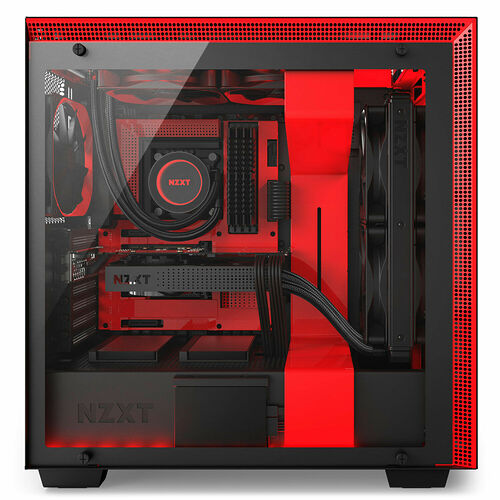 NZXT H700i - Noir mat/Rouge