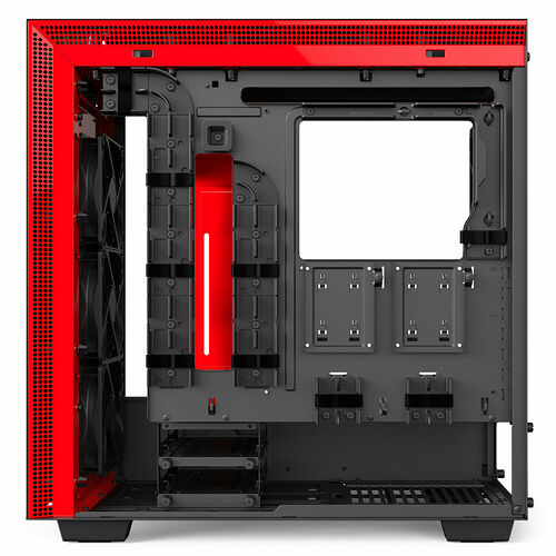 NZXT H700i - Noir mat/Rouge