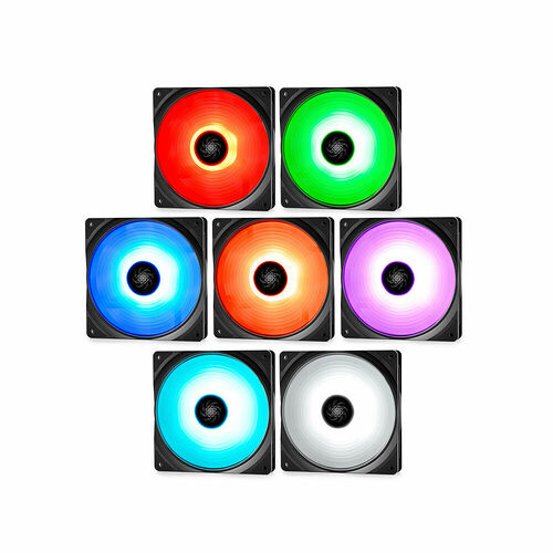 Deepcool RF120 RGB, 120 mm (Pack de 3)