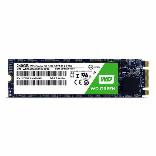 Western Digital WD Green SSD, 240 Go, M.2 (Type 2280)