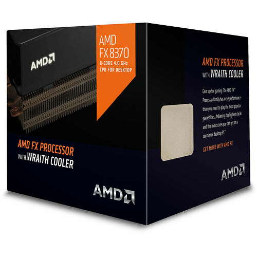 AMD FX-8370 Black Edition (4.0 GHz) Wraith Cooler