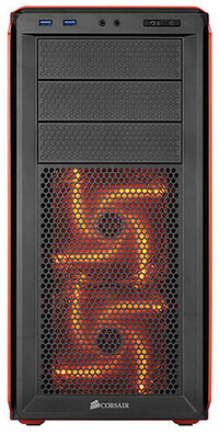 Corsair Graphite 230T Orange, version fenêtre