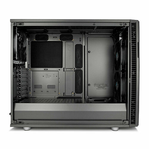 Fractal Design Define R6 Tempered Glass - Gris