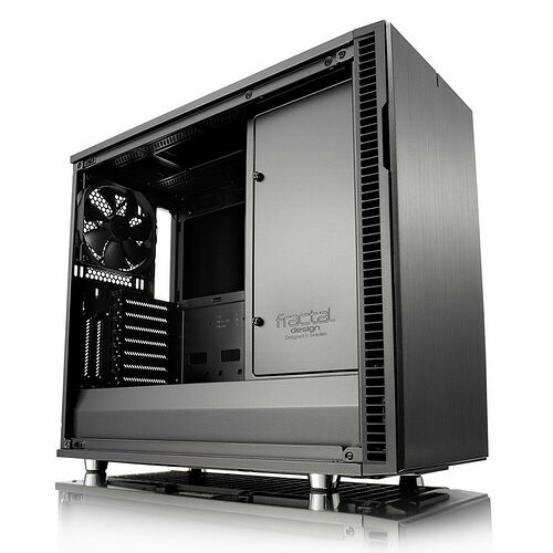 Fractal Design Define R6 Tempered Glass - Gris
