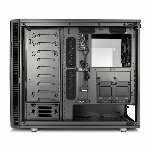 Fractal Design Define R6 Tempered Glass - Gris