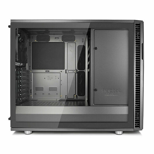 Fractal Design Define R6 Tempered Glass - Gris