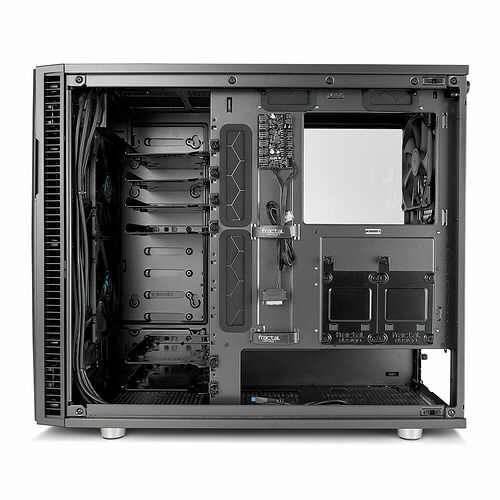 Fractal Design Define R6 Tempered Glass - Gris