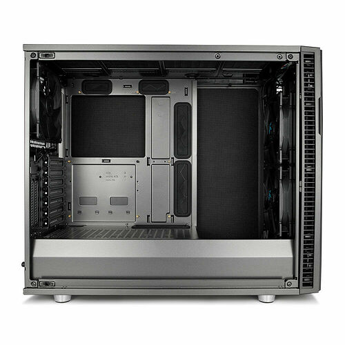 Fractal Design Define R6 Tempered Glass - Gris
