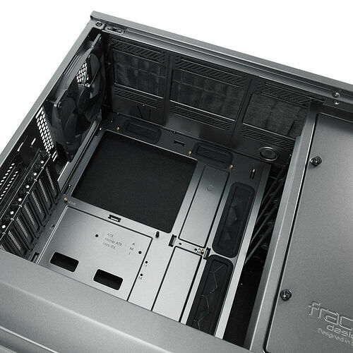 Fractal Design Define R6 Tempered Glass - Gris