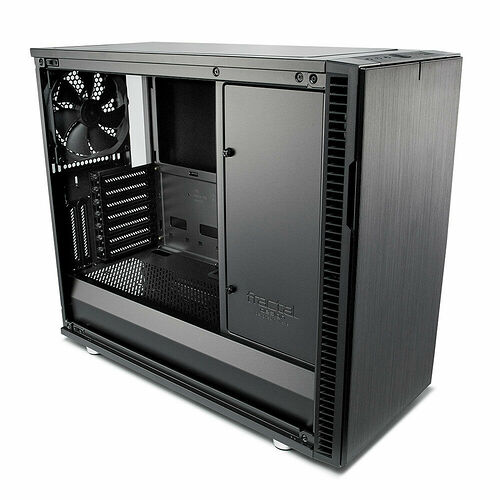 Fractal Design Define R6 Tempered Glass - Gris