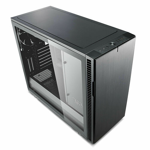 Fractal Design Define R6 Tempered Glass - Gris