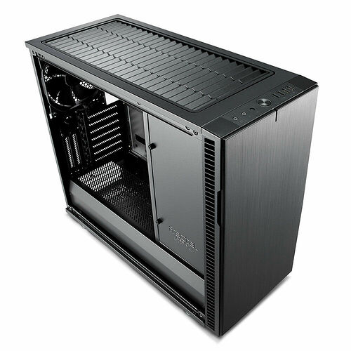 Fractal Design Define R6 Tempered Glass - Gris