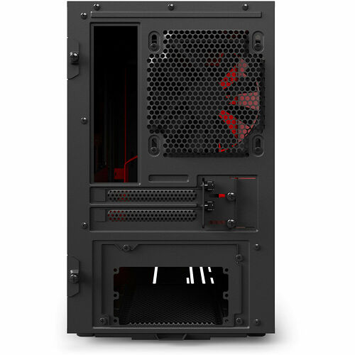 NZXT H200i - Noir mat/Rouge