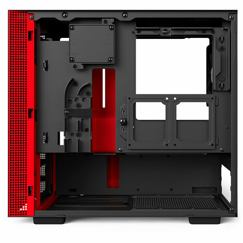 NZXT H200i - Noir mat/Rouge