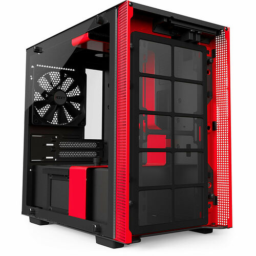 NZXT H200i - Noir mat/Rouge