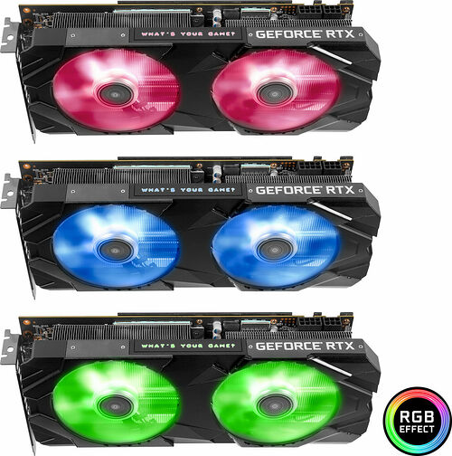 KFA2 GeForce RTX 2070 EX (1-Click OC) v2, 8 Go